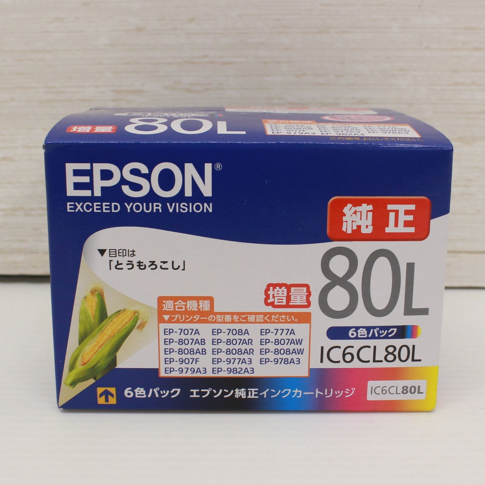 ☆292 EPSON 純正 インクカートリッジ 6色パック 80L IC6CL80L 