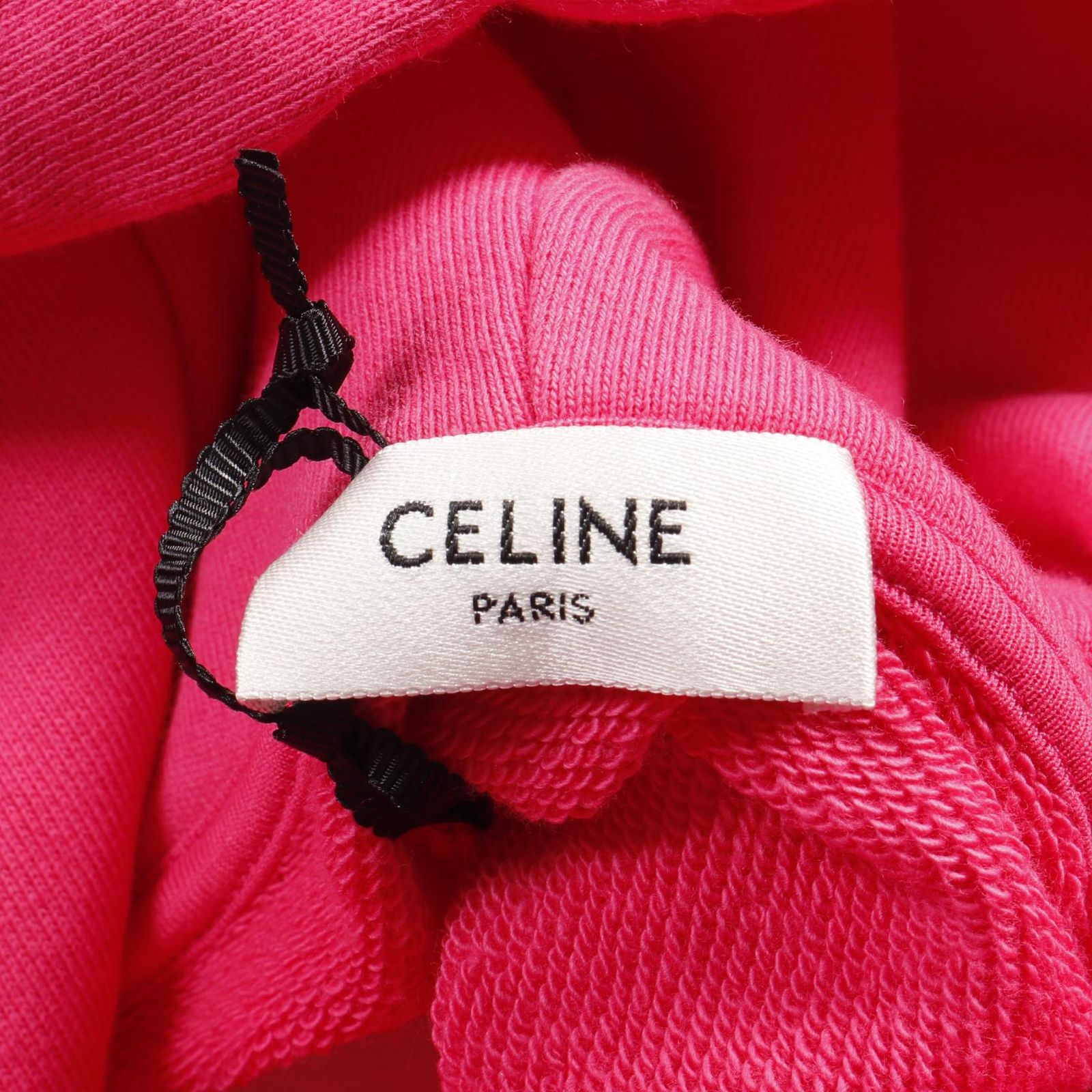 セリーヌ CELINE パーカー フードロゴ 2Y499052Y1 ピンク コットン