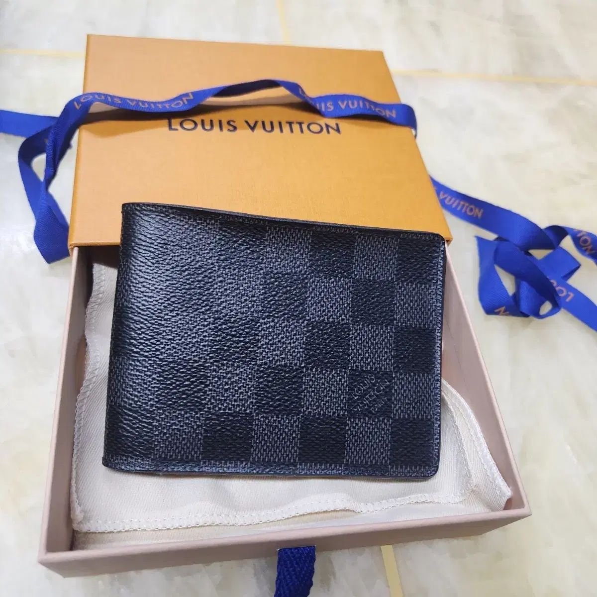 Louis Vuitton(ルイヴィトン) ダミエ 二つ折り財布