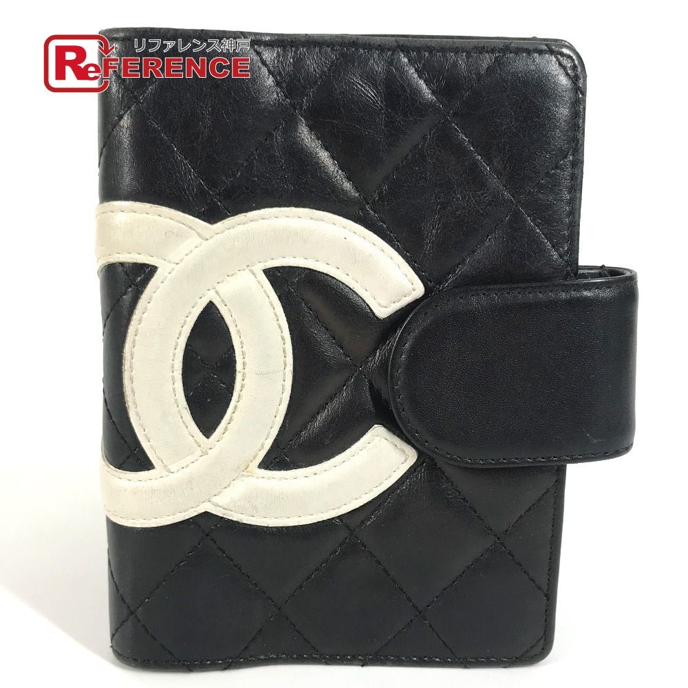CHANEL シャネル 手帳カバー CC ココマーク ロゴ A26727 レザー ブラック