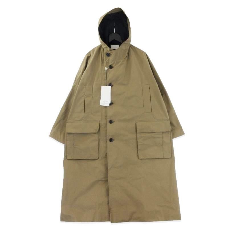 美品 MARKAWARE マーカウェア ストームコート A23C-08CO01C HEAVY ALL WEATHER CLOTH STORM COAT COYOTE 1 タグ付き20019277