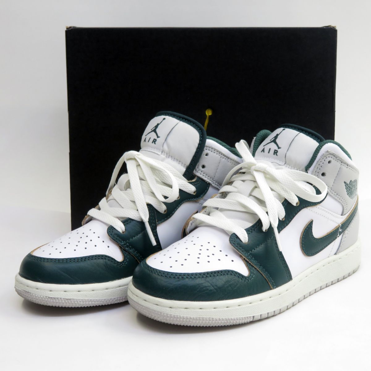 NIKE ナイキ AIR JORDAN 1 MID SE GS エア ジョーダン 1 ジュニアシューズ  FQ8088-103 US4Y 23cm キッズ 箱有 ※中古