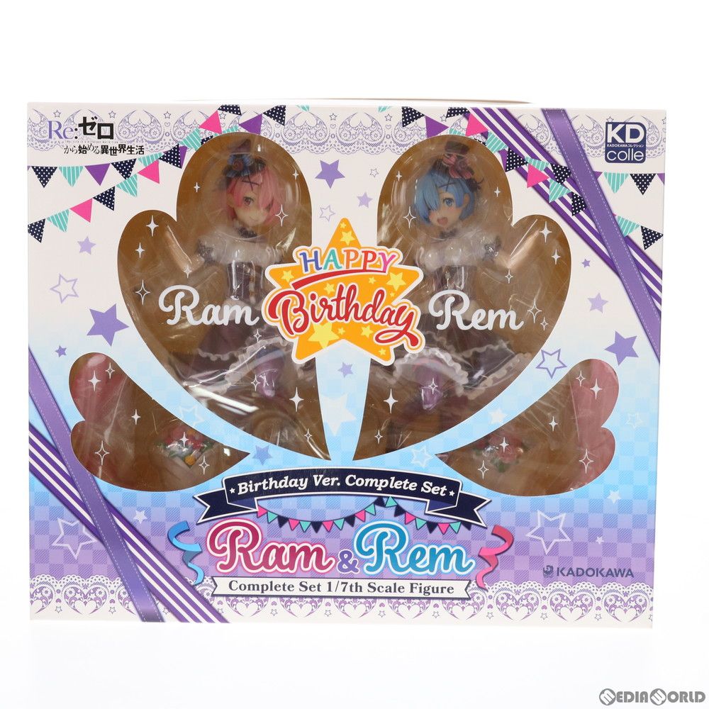 【中古】[FIG]GOODSMILE ONLINE SHOP限定 ラム&amp;レム 生誕祭Ver. コンプリートセット Re:ゼロから始める異世界生活 1/7 完成品 フィギュア KADOKAWA(カドカワ)(61169422) Amazon | KDcolle Re：ゼロから始める異世界生活 ラム＆レム
