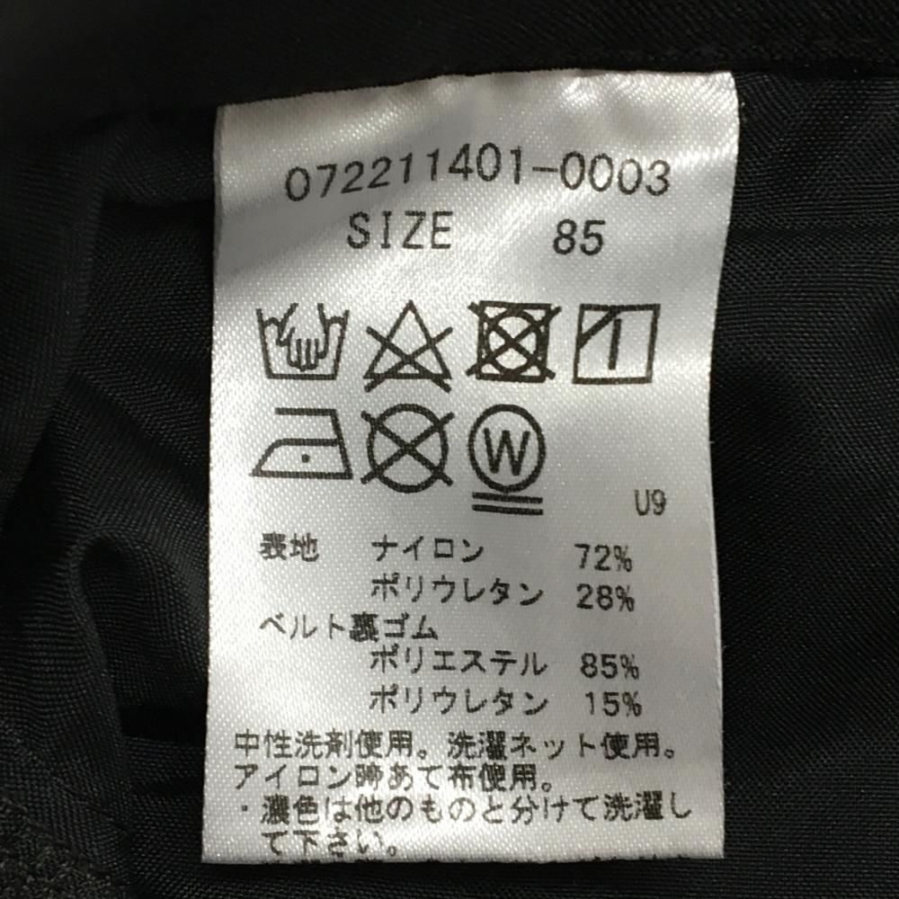 ゴルフ 【超美品】ジーフォア パンツ 杢ダークグレー ウエスト調整紐