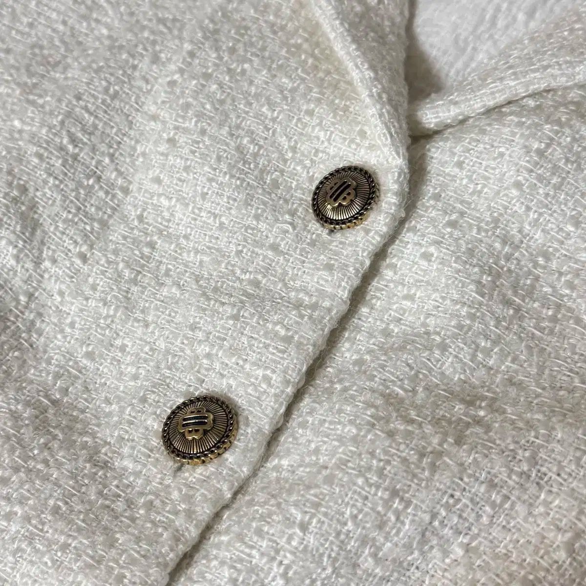 36 マージュ ツイード ブークレ ミニ ONE PIECE