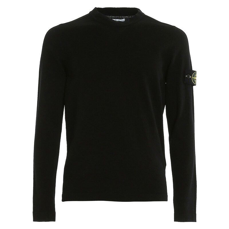 2 STONE ISLAND 7215532B9 ブラック ニット セーター - メルカリ