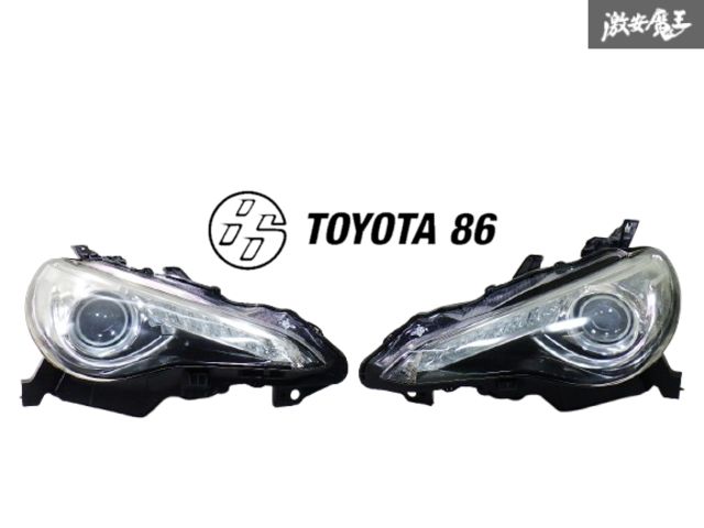 86 zn6 純正ヘッドライト GTリミテッド ☆破損無し/点灯OK☆ トヨタ 純正 ZN6 86 前期 GTリミテッド HID