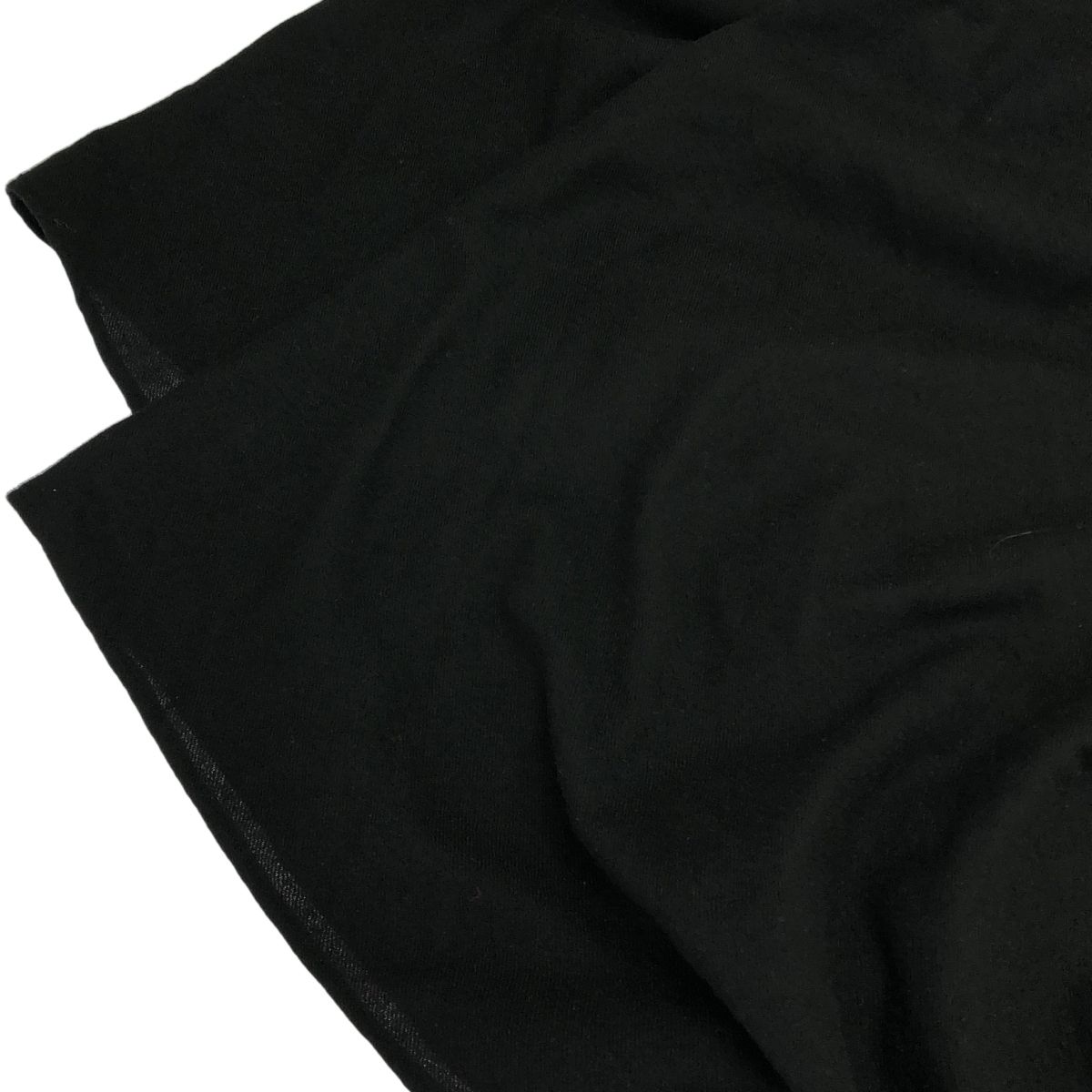 LIMI feu リミフゥ 23AW フリンジウールポンチョ LJ-J23-104 ブラック
