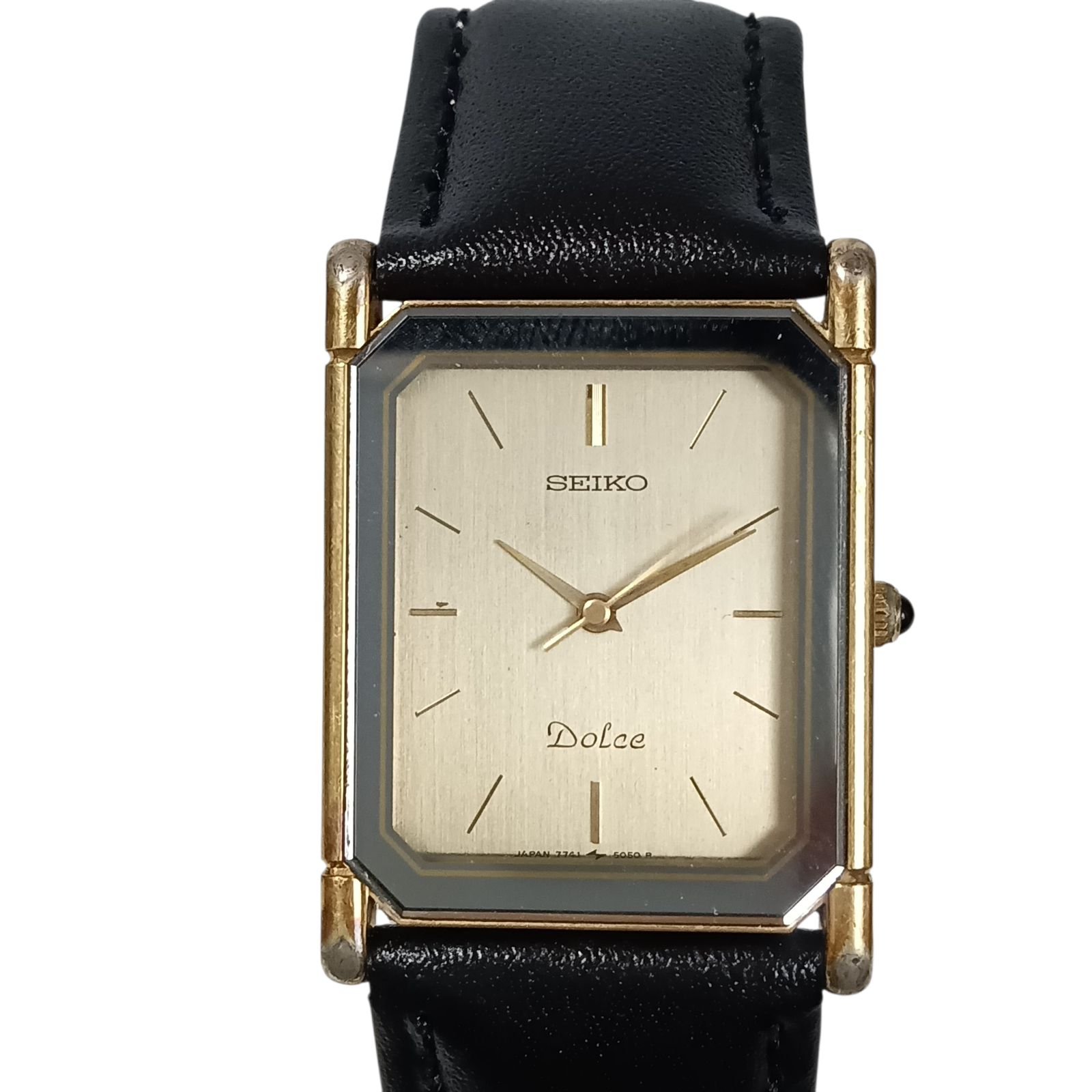 グッチ 1500L レディース バングル 金文字盤 ヴィンテージ 稼働