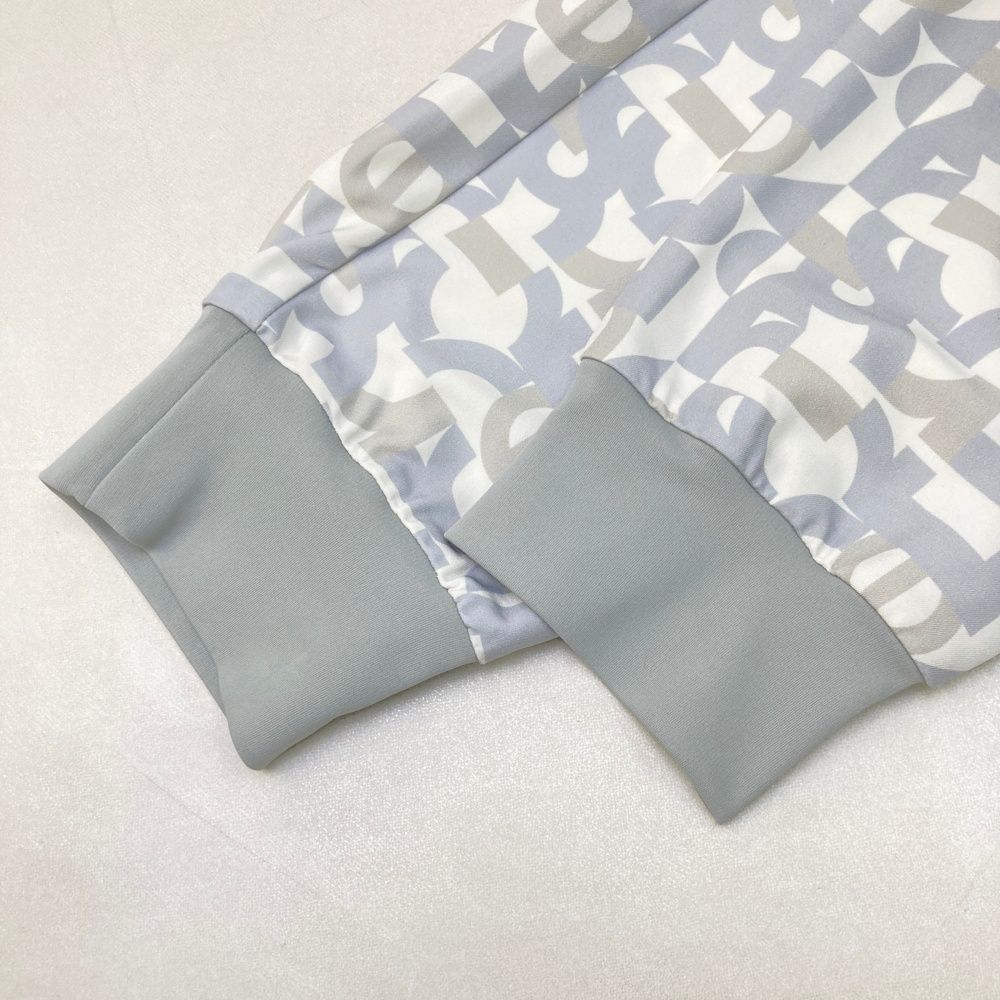 サイズ S AND PER SE アンパスィ パンツ 総柄 グレー系 ゴルフウェア レディース ストスト パンツ レディースウェア ゴルフ