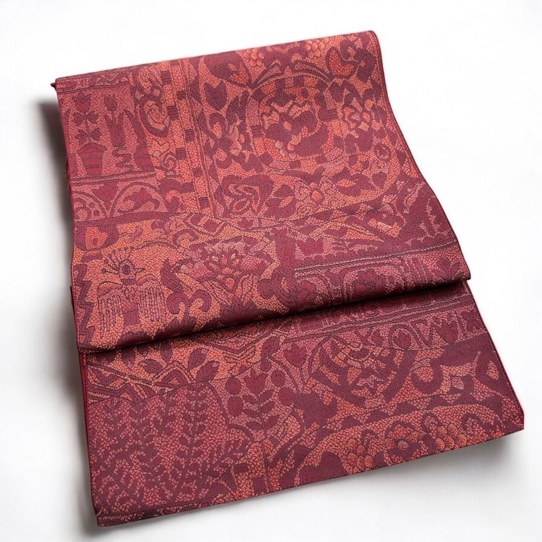 訪問着 作家もの たたき染め 辻ヶ花 藤の花 グラデーション 091a p