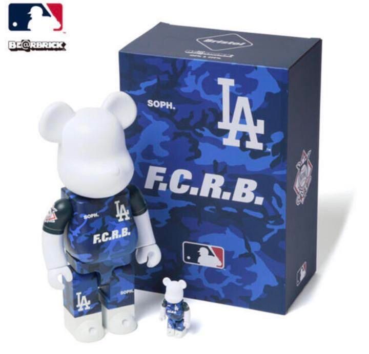 83.【未開封品】BE@RBRICK F.C.R.B. × MLB 100％ & 400％ (LOS ANGELES DODGERS)【併売品】△ -  メルカリ