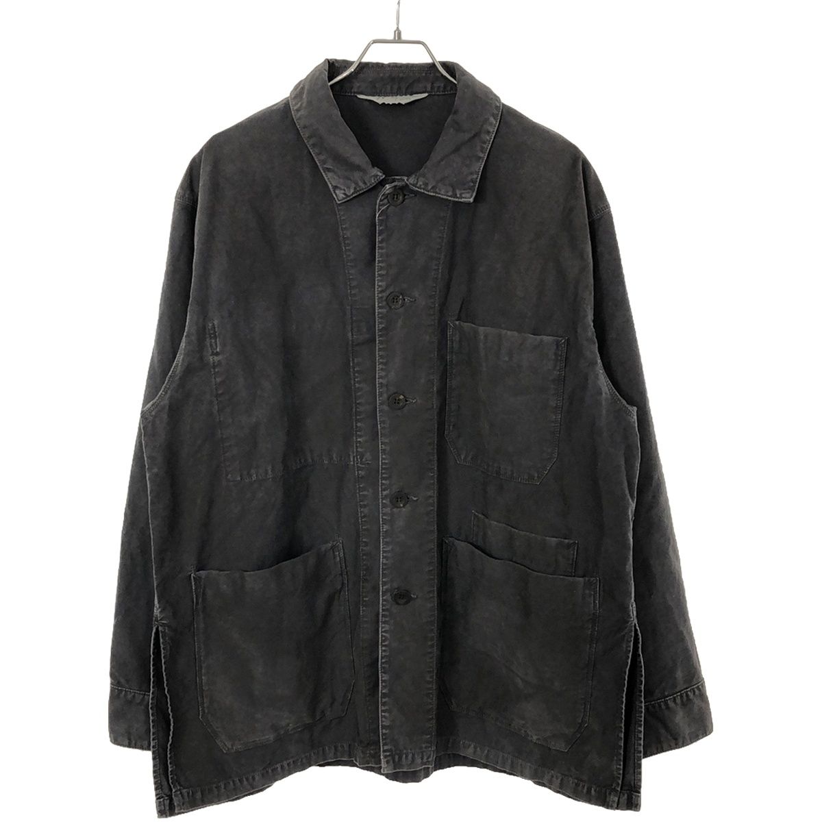 ANCELLM アンセルム MOLESKIN COVERALL JACKET モールスキンカバーオールジャケット ANC-JK12-A チャコール 2  - メルカリ