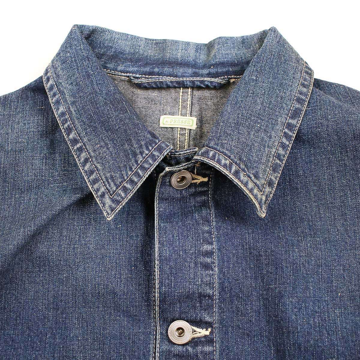 23aw A.PRESSE Denim Coverall Jacket 2