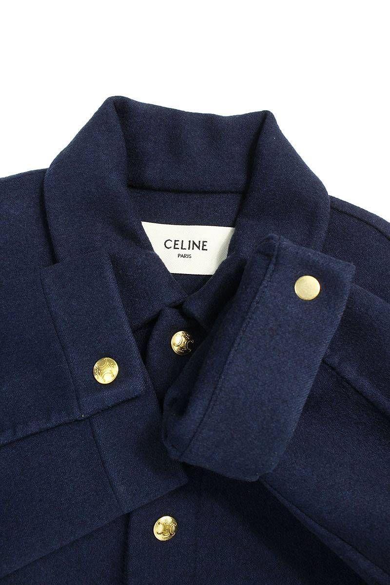 セリーヌバイエディスリマン 2V69J6700 ダブルフェイスカシミア