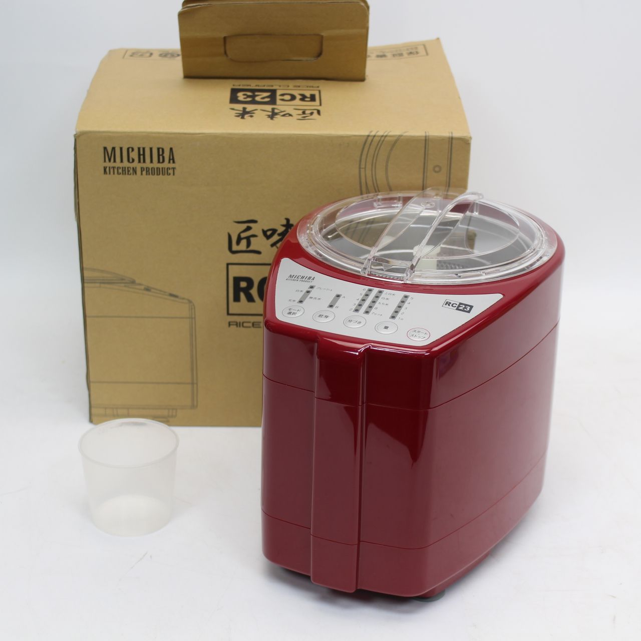 312)【美品】山本電気 精米機 MICHIBA KITCHEN PRODUCT 匠味米 MB-RC23