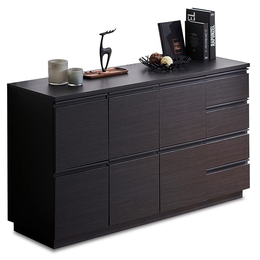 チェスト　キャビネット　タンス　幅79cm 収納家具　収納棚　ブラック チェスト キャビネット タンス 幅79cm 収納家具 収納棚 ブラック