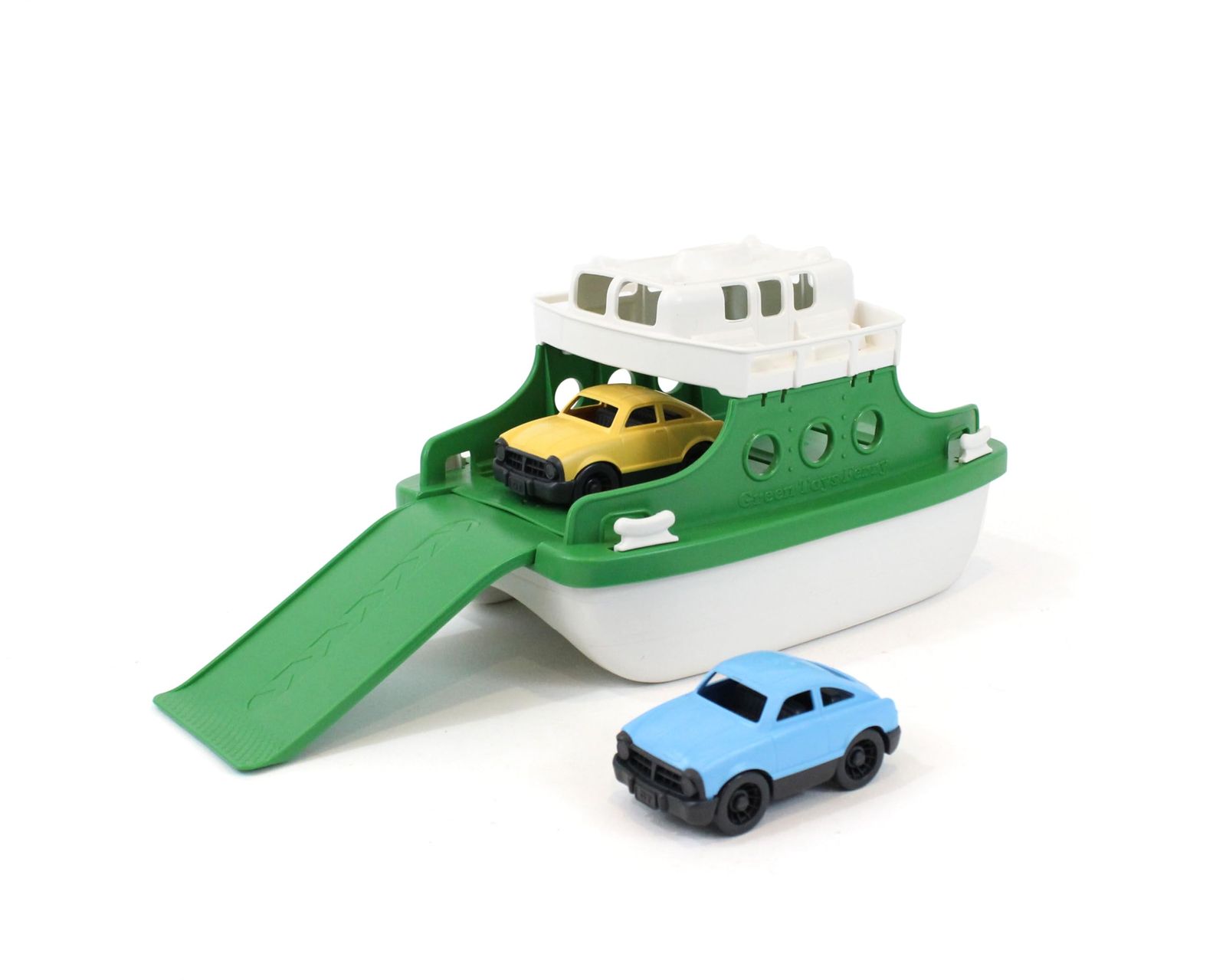 Green Toys フェリーボート ミニカー付き 風呂用おもちゃ 10
