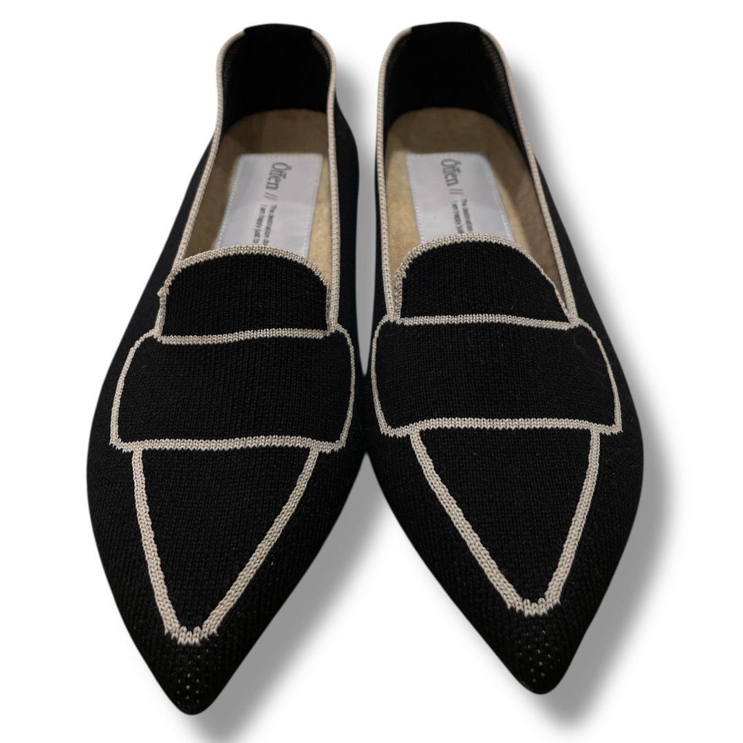 オッフェン レースシューズ フラットシューズ 完売品 オッフェン Offen