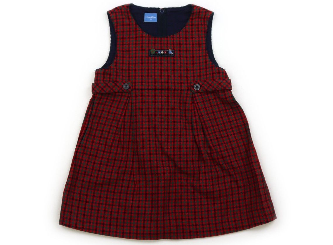 ファミリア/familiar】ジャンパースカート 90サイズ 女の子【子供服