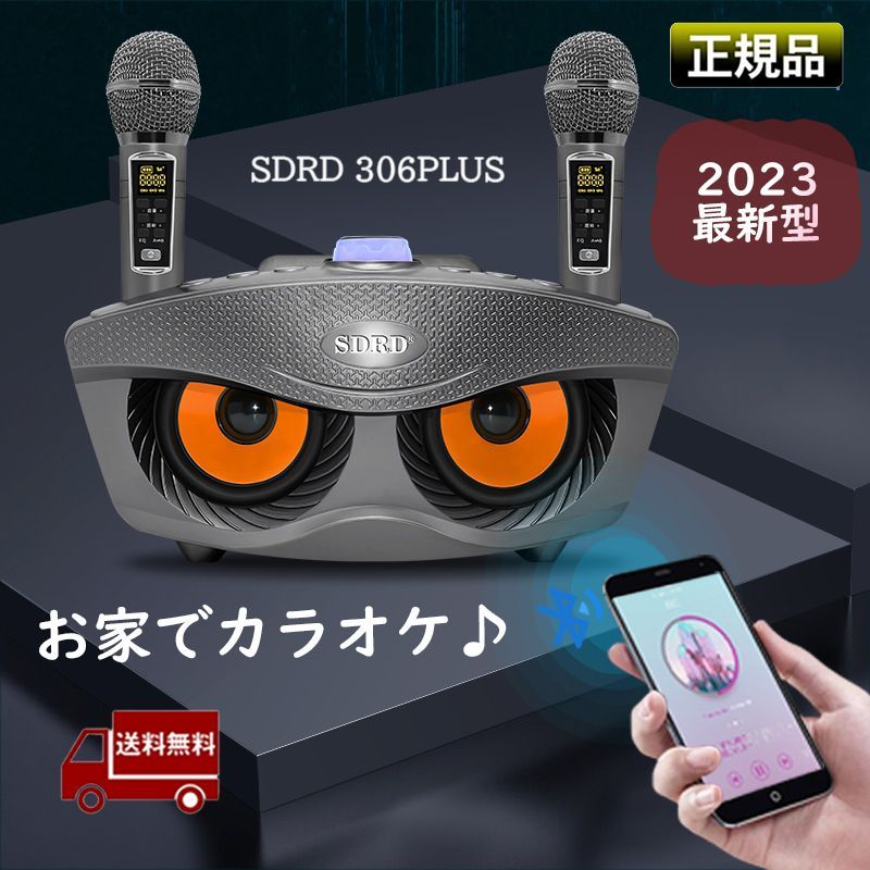 SDRD カラオケ Bluetooth マイク２本 カラオケマイク 家庭用