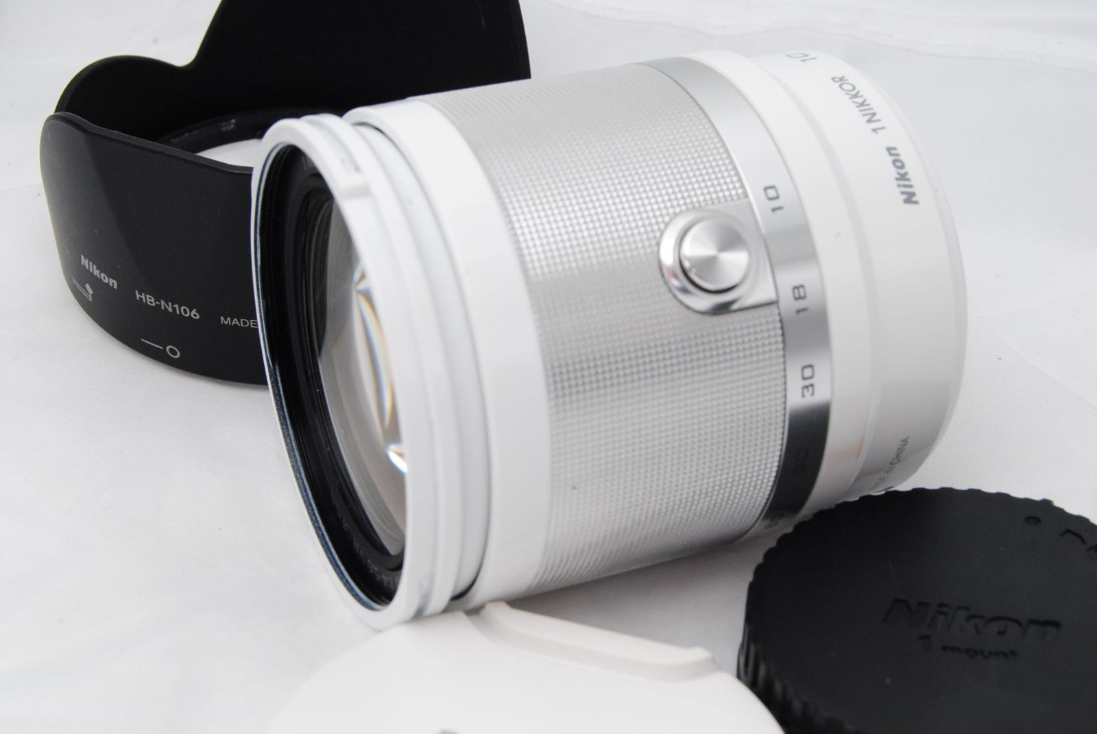 Nikon 1 NIKKOR VR 10-100mm f|4-5.6 ホワイト ニコンCXフォーマット 高倍率ズームレンズ