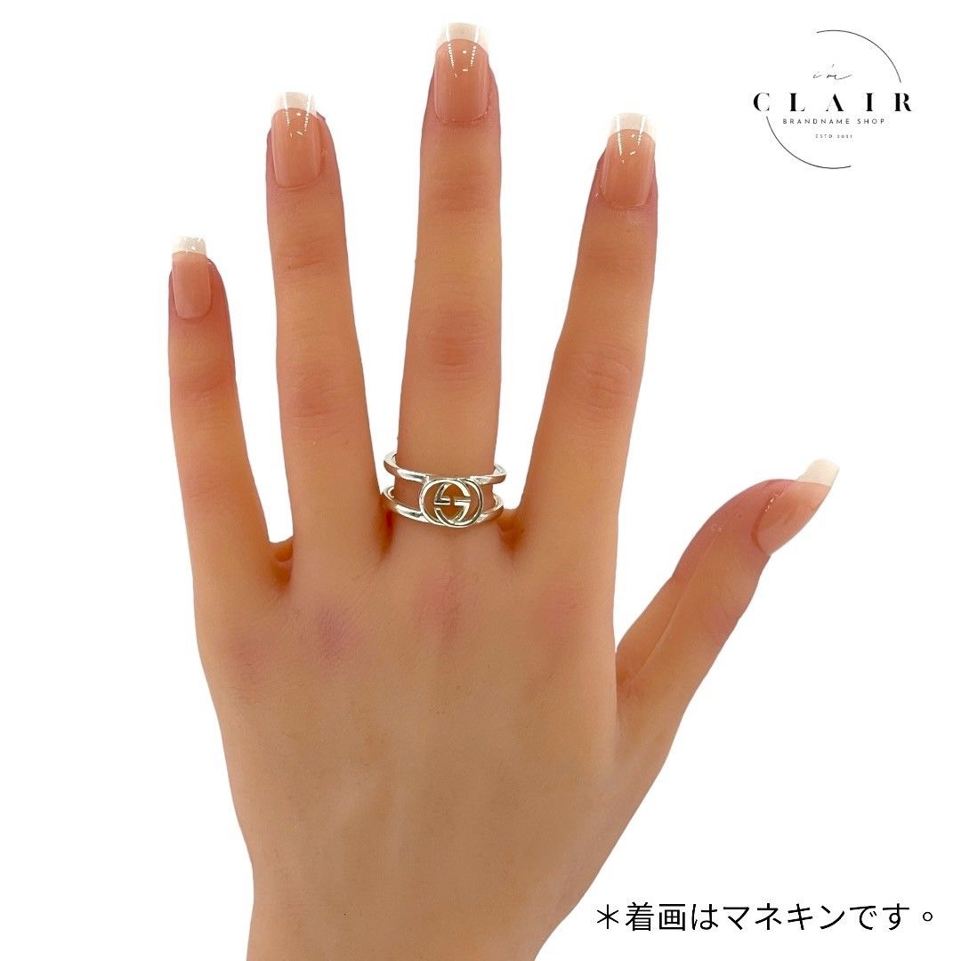 GUCCI グッチ インターロッキングG SV925 ブリットリング 指輪