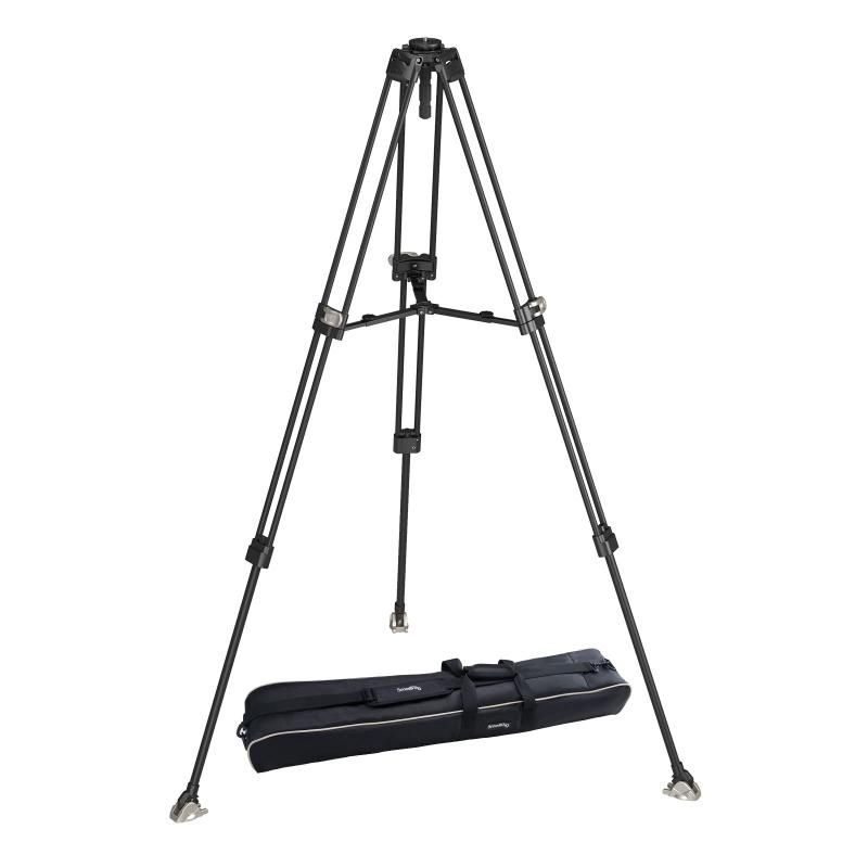 SmallRig ビデオ三脚 カーボン製 3段 耐荷重25kg 高さ79~182cm 大型 伸縮式 カメラ用3脚 高耐久 フラットベース ビデオキット プロフルードビデオ雲台対応 スモールリグ 41