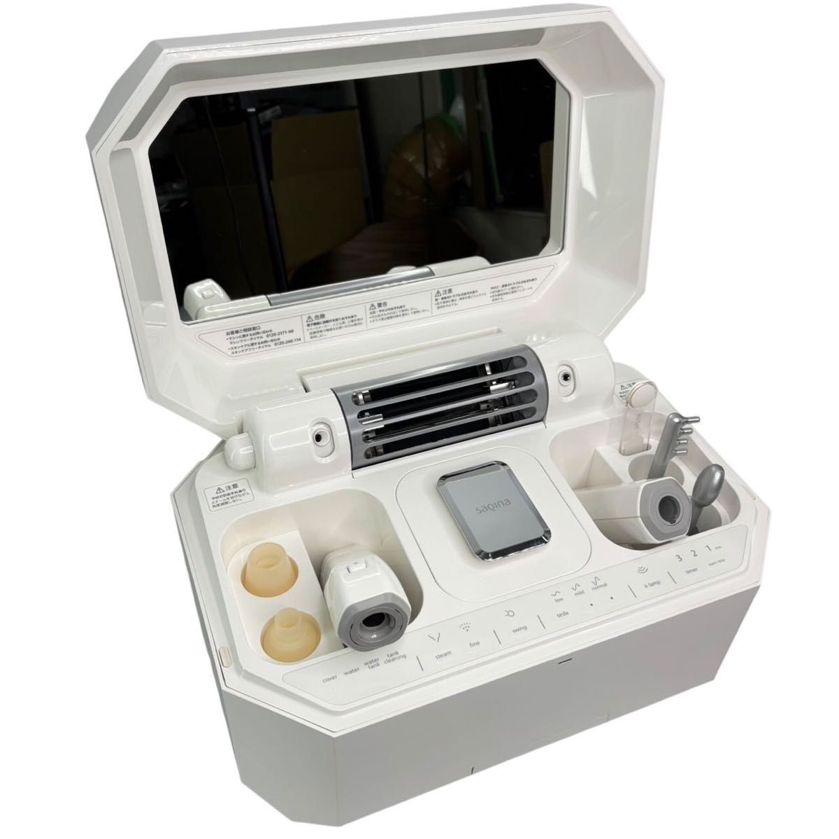 コメット電機 saqinalulucie 美容機器 美顔器 スチームケア 美品】コメット電機 saqinalulucie 美容機器 美顔器 スチームケア