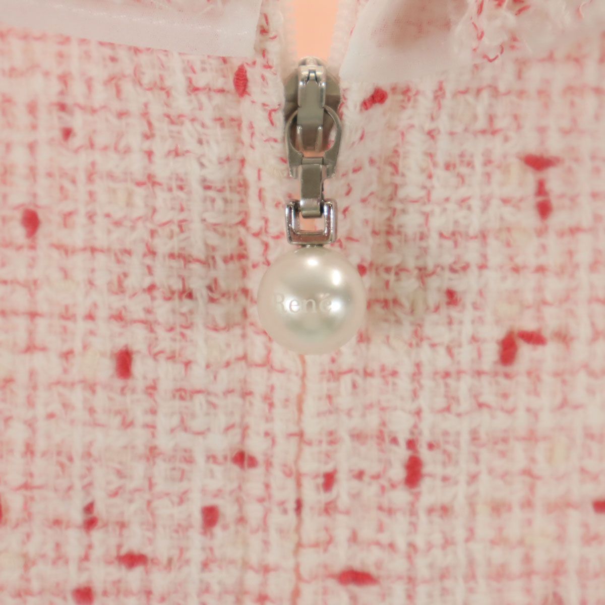 □ 44795★冬 Rene ルネ ジャケット ツイード ライトピンク Rene ルネ ジャケット ツイード ライトピンク - メルカリ