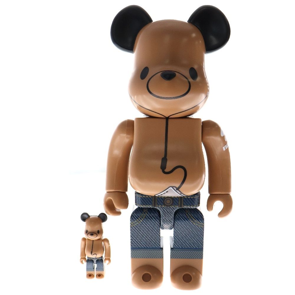 MEDICOM TOY メディコムトイ BE RBRICK a-nation 04 MID SUMMER MODEL -400% ベアブリック エーネイション 04ミッド サマーモデル 人形 フィギュア ブラウン