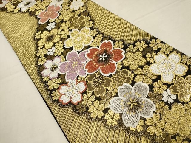 残暑SALE❣️華やか大柄大振り袖、168㌢位。本日破格値❣️ 平和屋着物◎六通柄袋帯 菱取正倉院文 金糸 正絹 逸品