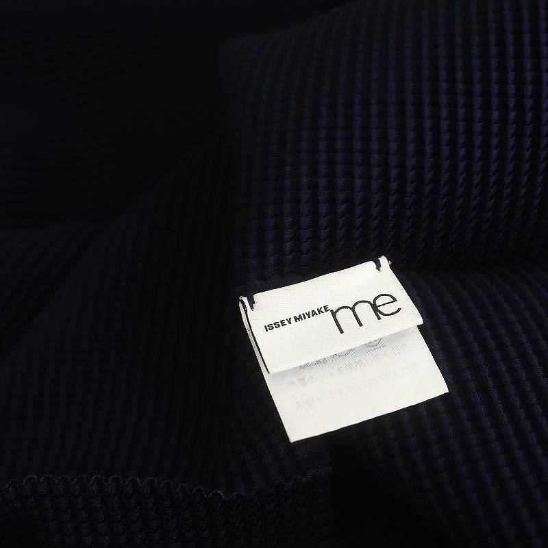 ミーイッセイミヤケ me ISSEY MIYAKE 長袖プリーツカットソー シアー ネイビー /DO ■OS レディース ミーイッセイミヤケ me ISSEY MIYAKE 長袖プリーツカットソー
