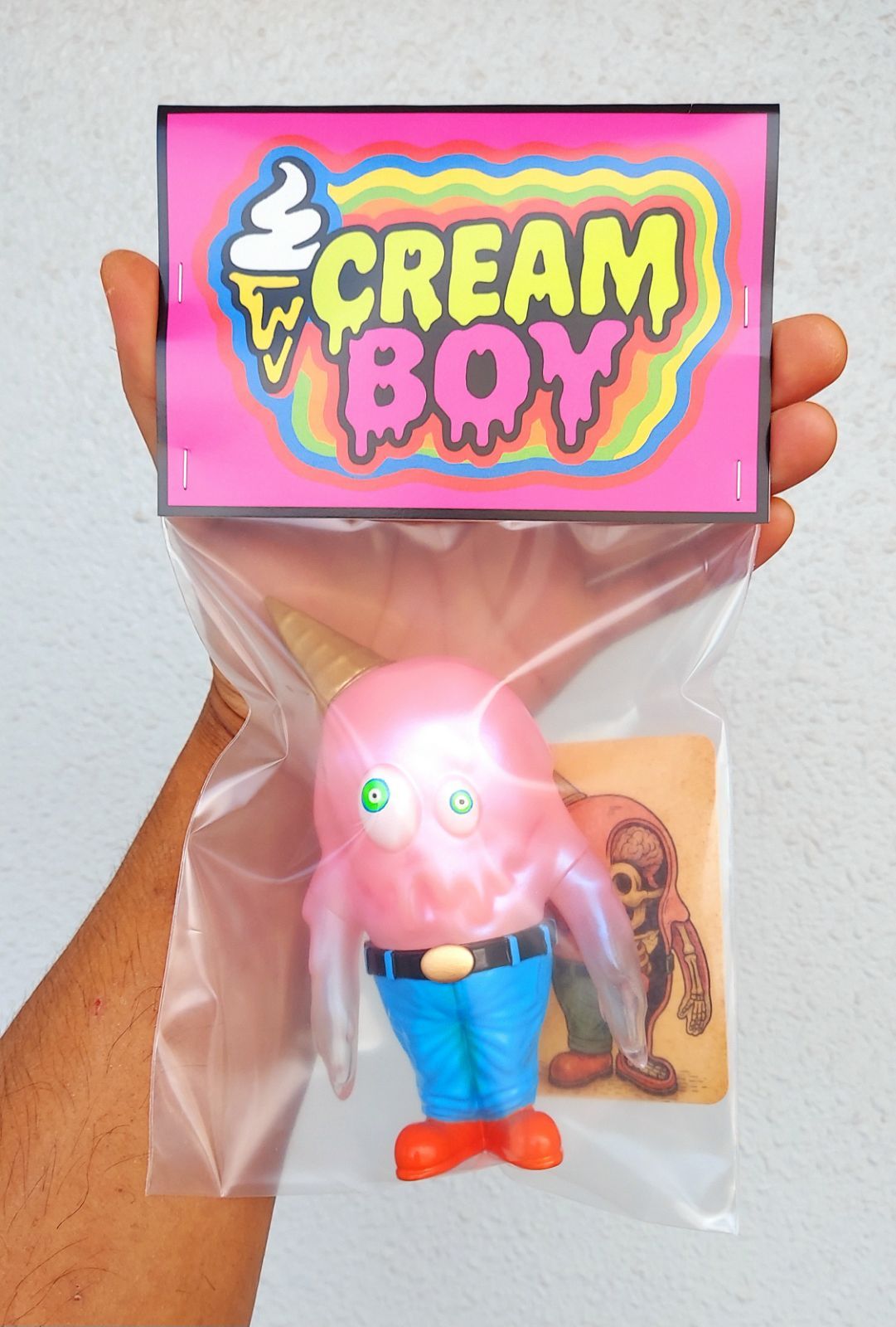 REDEEM BOY変更の男インディーズソフビ　② クリームボーイ オリジナルソフビ 1stカラー - メルカリ