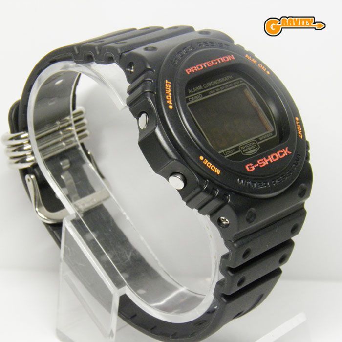 CASIO カシオ G-SHOCK レッドアイDW-5750RE-1JF ▽▽ CASIO カシオ G-SHOCK リアルブラック レッドアイ ブラック