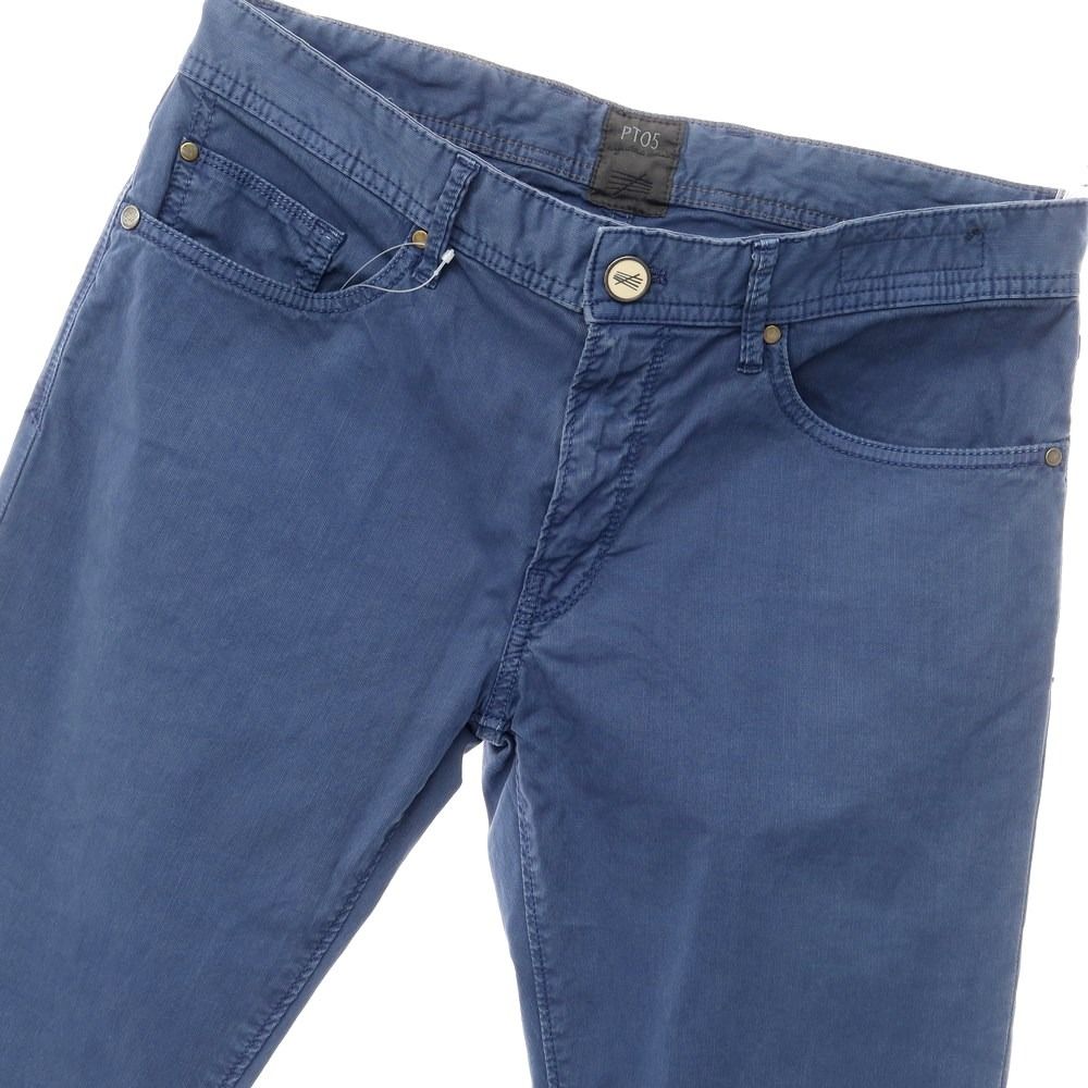 【中古】ピーティーゼロチンクエ PT05 SWING コットン 5ポケット パンツ ネイビーブルー系【サイズ32】【メンズ】