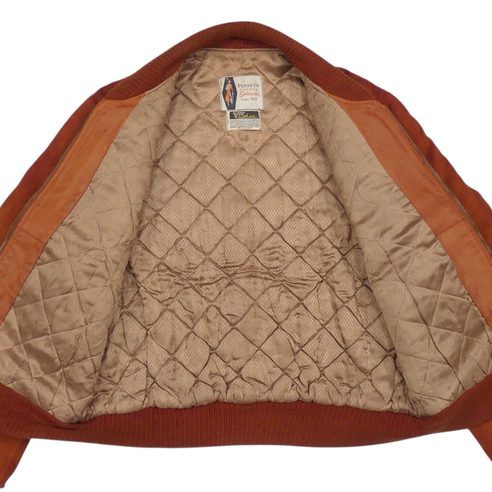PENNEY'S ぺニーズ ジャケット ブルゾン ジャンパー 40 本革 レザー