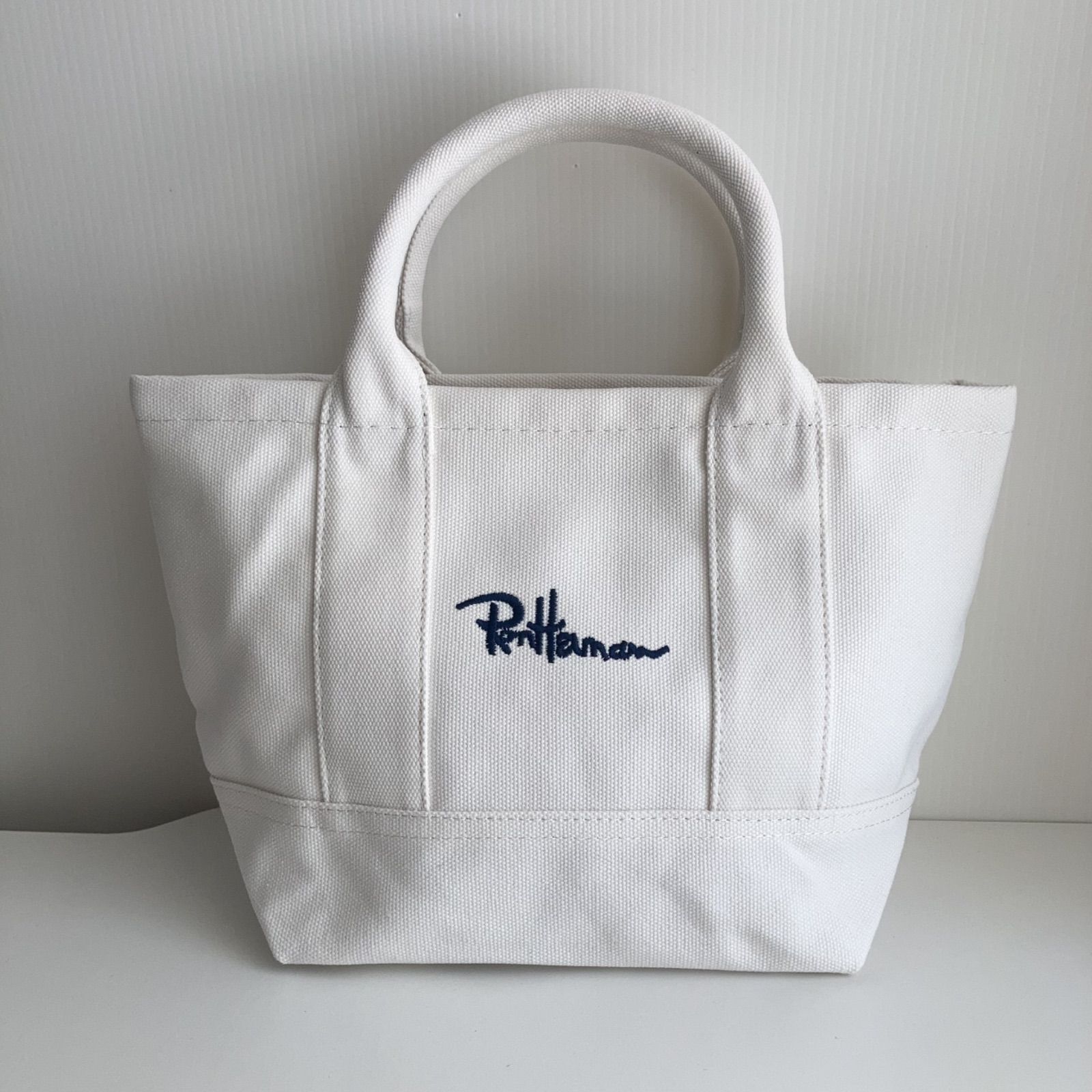 ロンハーマン ロゴ入り トートバッグ M新品未使用 Ron Herman ロンハーマン トートバッグ totebag キャンバス 人気