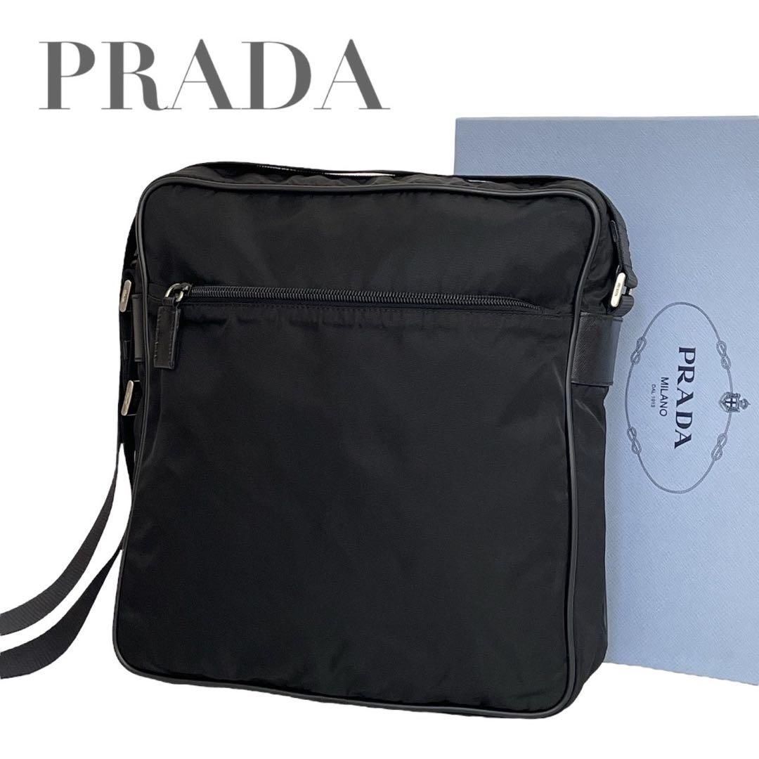 PRADA | LOST 希少 archive PRADA スタッズ ナイロン レザー