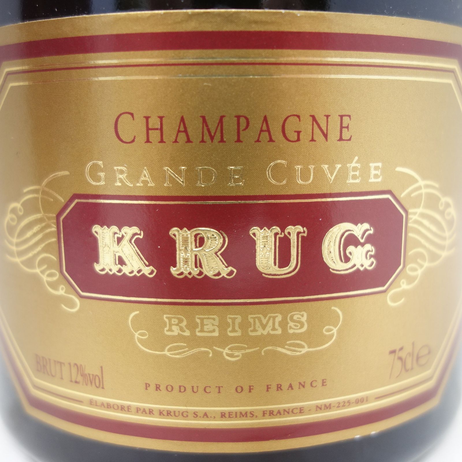 KRUG シャンパン 750ml 12% vol 赤色箱付き KRUG シャンパン 750ml 12% vol 赤色箱付き（クリュッグ