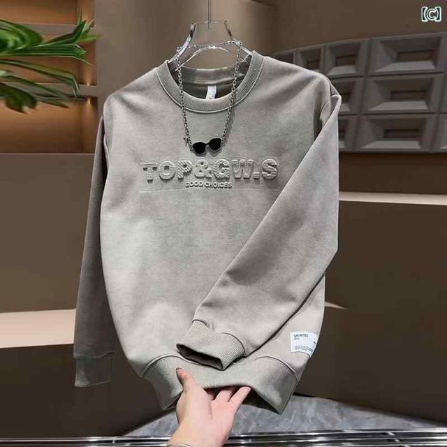 [L]メンズ ファッション 服 用 オシャレ シンプル 大人 かっこいい ストリート 夏コーデ  ラウンドネック シャツ カジュアル トップス インナー ウェア 