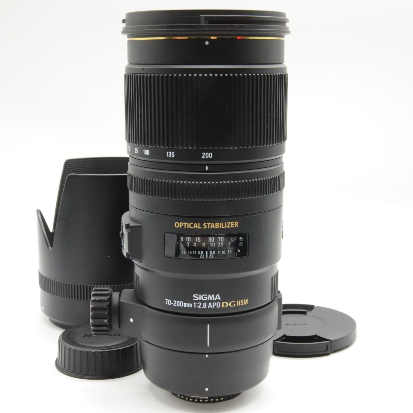 □美品□ SIGMA SIGMA 望遠ズームレンズ APO 70-200mm F2.8 EX DG OS HSM ニコン用 フルサイズ対応  589554 - メルカリ