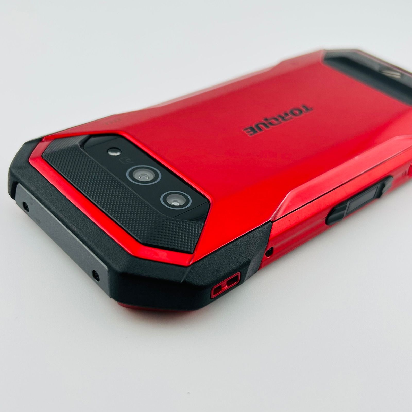 バッテリー良好 TORQUE 5G 128GB レッドSIMフリー(simロック解除済) 白