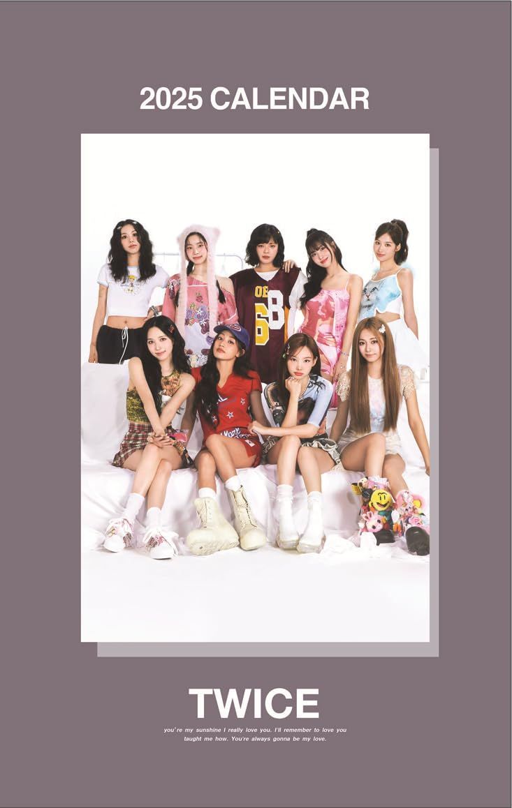 新品 Twice トゥワイス グッズ 2025年 大型 壁掛けカレンダー