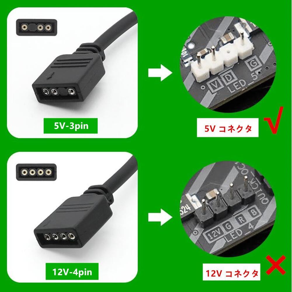 テープled ファン用 安い コネクタ