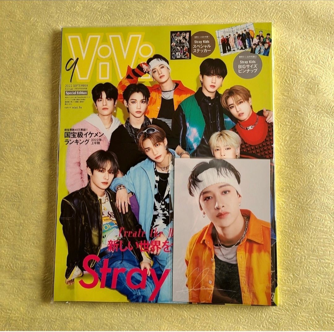 Stray Kids 『ViVi』2022年9月号 特別版 特典バンチャン - メルカリ