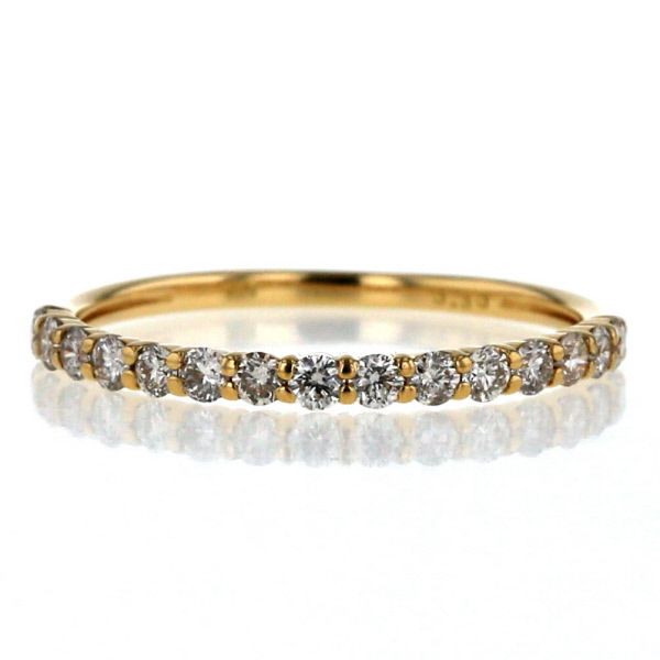 K18YG イエローゴールド リング 指輪 ダイヤ 0.30ct K18YG 18金