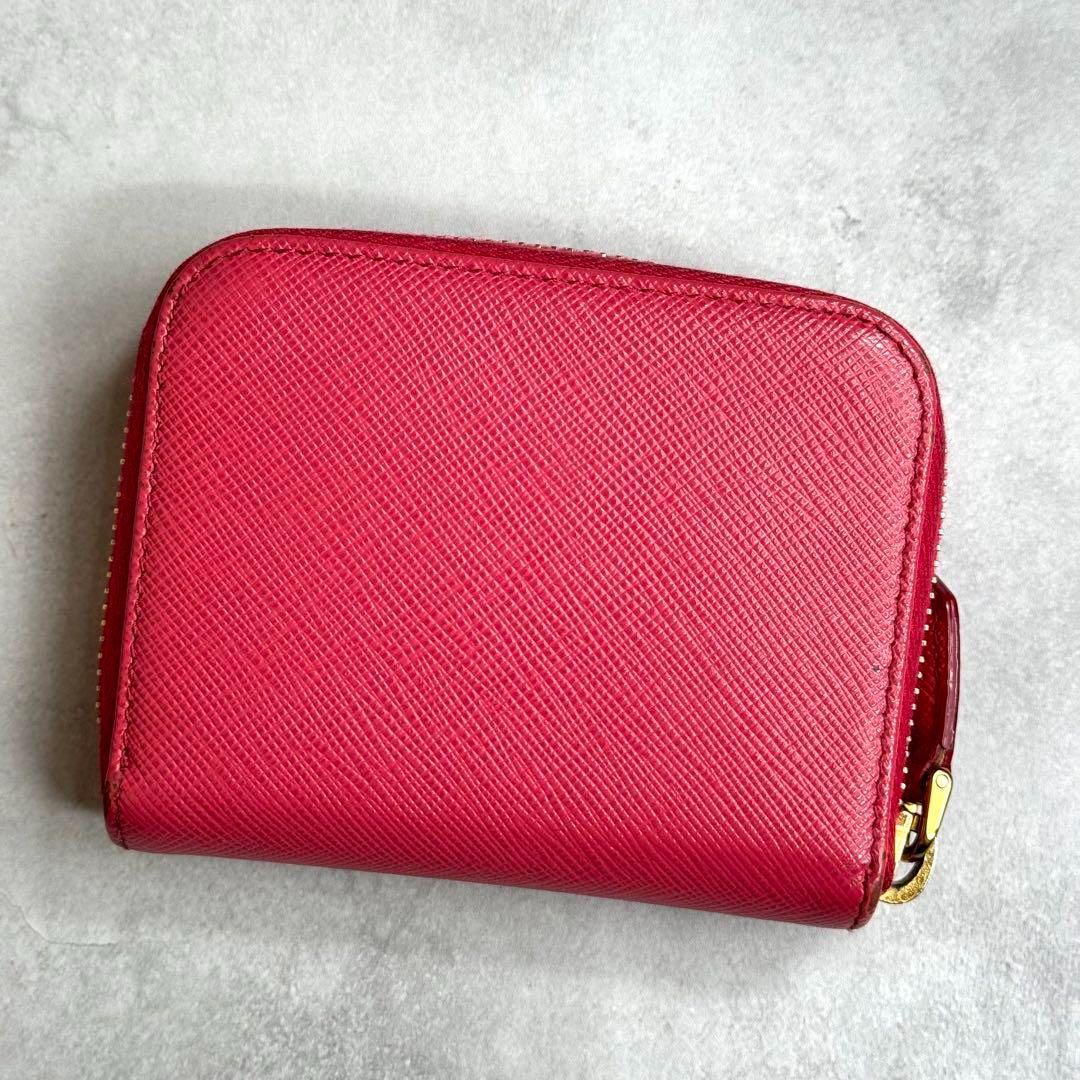 PRADA プラダ サフィアーノトライアングルミニウォレット 1M0268 PRADA プラダ サフィアーノトライアングルミニウォレット 1M0268