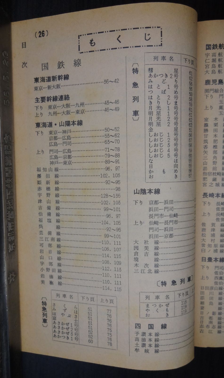 国鉄 東海道・山陽新幹線時刻表（昭和６０年１２月１日から昭和６１年 ...