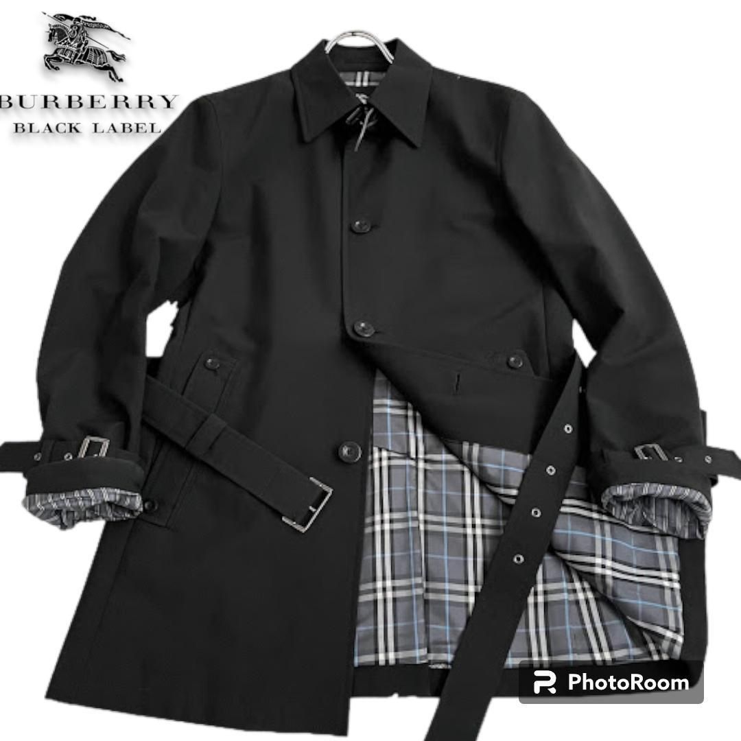 バーバリーブラックレーベル BURBERRY BLACK LABEL ブラック M